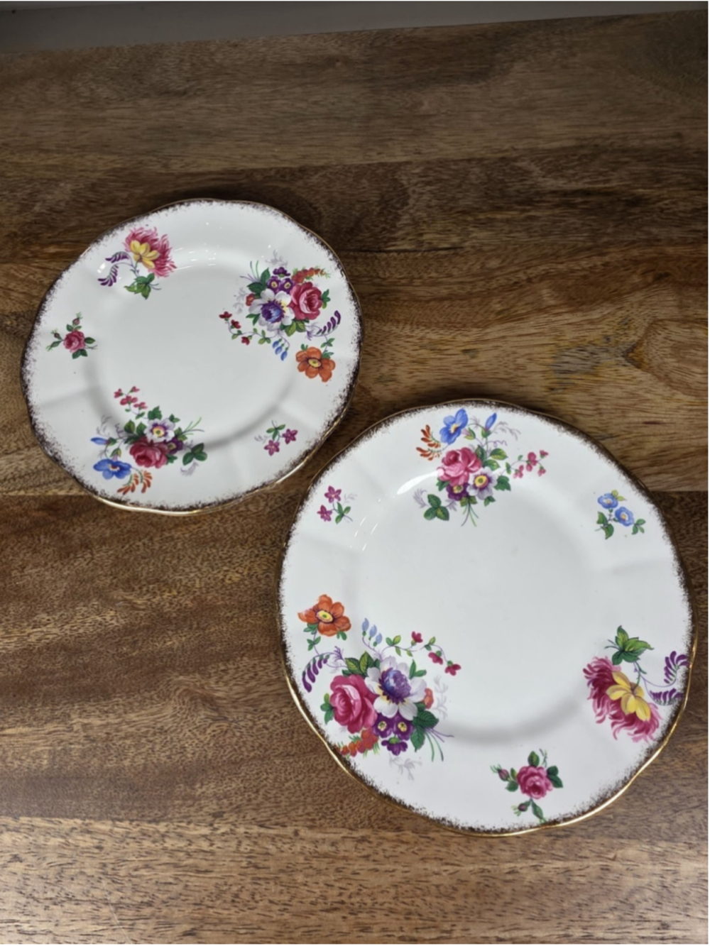 Royal Albert Barbara Ann Bread Butter Plates 6.25” Bone China England Floral